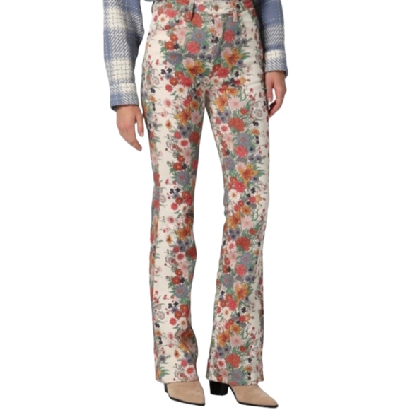 Wrangler Denim - Wrangler Westward 626 Women's Floral Print High Waist Bootcut Jeans Size 29x34
